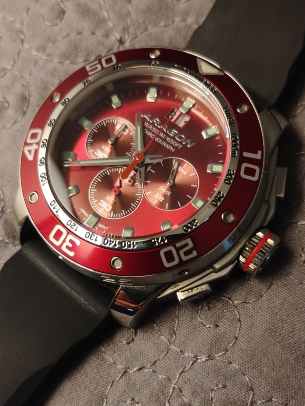 Legion Red Chronograph Men's Watch
